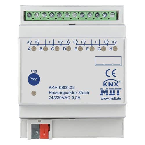 AKH-080002 - Heating Actuator 8 fold, 4SU MDRC, 24-230VAC