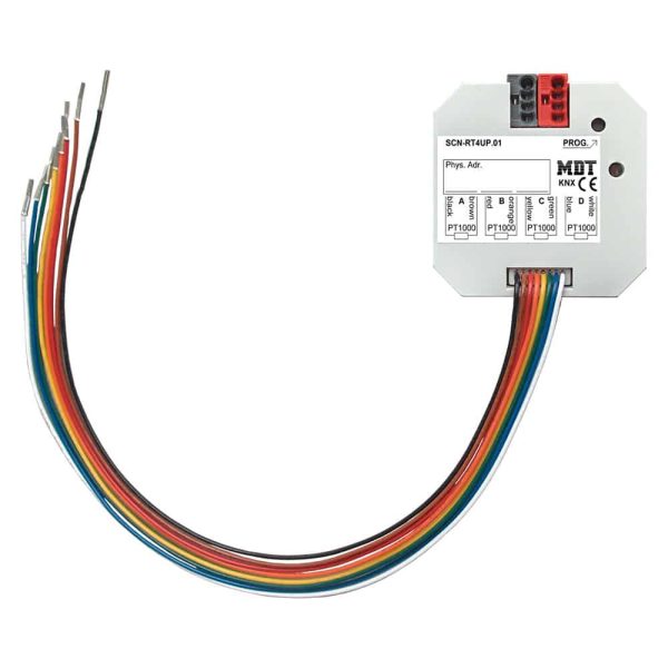 Mdt Knx Temperature Controller/Sensor 4-Fold, Flush Mounted